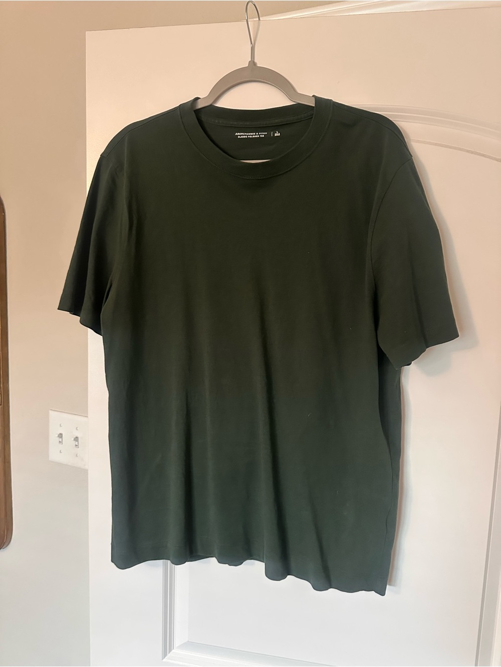 Abercrombie Crew Neck T-Shirt - Forest Green size L